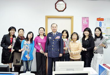 雲林縣警局歡慶婦女節(圖)