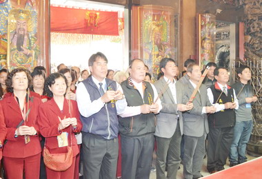 福建省中華媽祖文化交流協會到訪永興宮(圖)