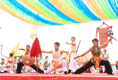 全國大專院校創意宋江陣決賽七強出爐(圖)