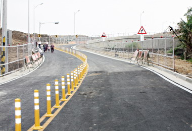 苗栗竹南科學園區特定區新設道路開通(圖)