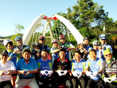 2012活力日月潭美利達單車好行 開展(圖)