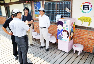 南市副市長林欽榮實勘後壁土溝社區(圖)