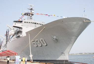 台南海軍敦睦支隊抵達開放參觀並招才(圖)