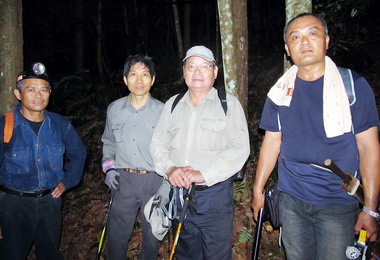 登山客走失國姓消防隊徹夜搜山(圖)