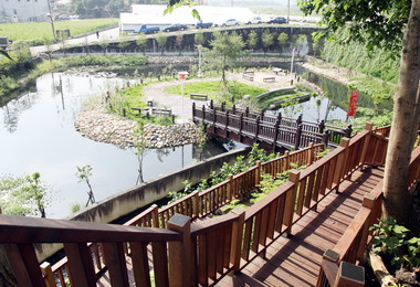 埔里愛蘭橋頭為觀光節點縣府進行改善(圖)