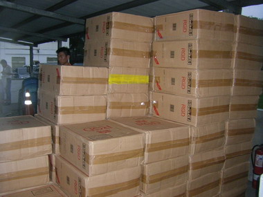 巡防局中和安檢所查獲走私洋菸(圖)