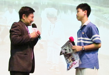 眭澔平明道演講分享環遊世界與成長(圖)