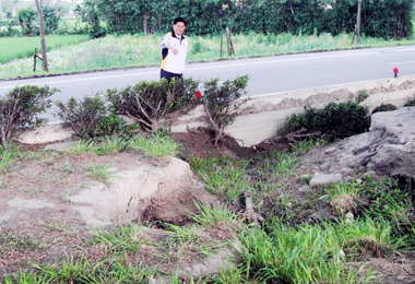 台中西濱快速道路三處橋柱護土流失嚴重(圖)