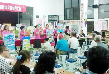 水里消防分隊辦防火防災防溺宣導(圖)