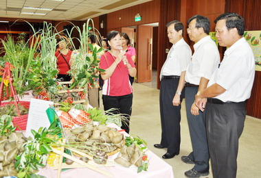 大里農會辦推廣養生粽觀摩活動(圖)