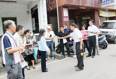 斗六市警察舊宿舍進行綠美化遭民眾抗議(圖)