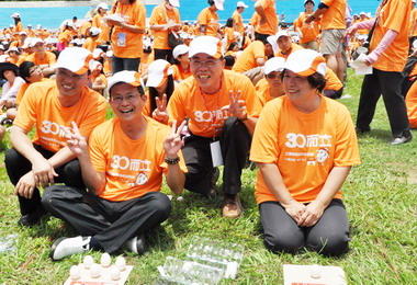 竹市立蛋4247顆打破金氏世界紀錄(圖)