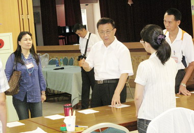 考選部長董保城巡視桃園考場(圖)