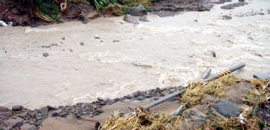 蘇拉颱風肆虐鹿谷竹山大淹水(圖)