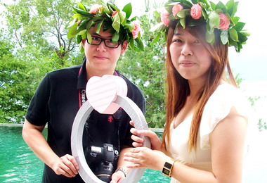 女追男求婚計畫浪漫上演(圖)