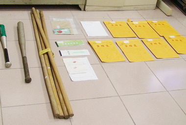 大甲警方查獲地下錢莊逮捕九名(圖)
