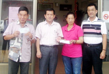 國民黨處理鹿谷急難困境家庭(圖)