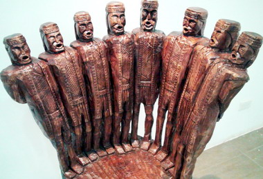 信義布農族方光雄木雕展即日起登場(圖)