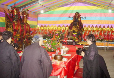 竹山包青宮舉行三天法會(圖)