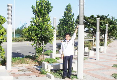 梧棲區大智路路燈多數不亮議員痛批(圖)