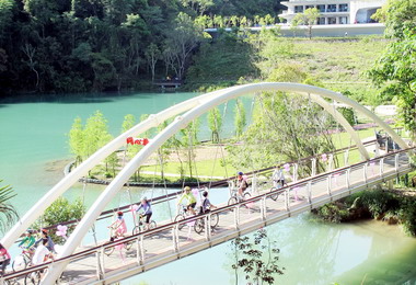 日月潭環湖公路為國內觀光指標景點(圖)