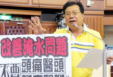 霧峰淹水問題拖江勝雄：治水要整體規劃(圖)