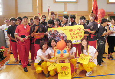 高雄陣頭、火獅尬年曆網路票選開始(圖)