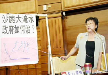 尤碧鈴：進行野溪整治改善沙鹿易淹水問題(圖)