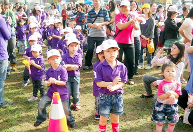 霧峰幼兒園運動會登場充滿樂趣(圖)