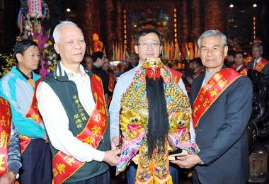 桃園大園福海宮辦輔信王公出巡遶境(圖)