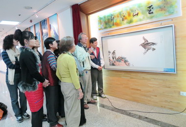 玉山飛羽陶畫展即日起展開(圖)