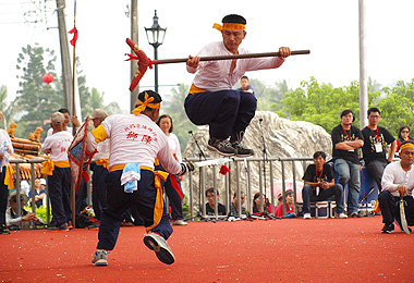 高雄宋江陣入選臺灣觀光年曆(圖)