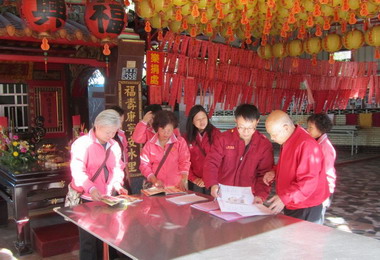 水里消防分隊進行用火須知宣導(圖)