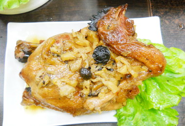 黃財研發烹飪鳳梨雞撇步美味又可口(圖)