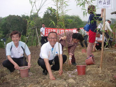 竹山後備松竹梅講信義締盟33週年(圖)