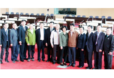 山東體育總會拜會議會及中市體育總會(圖)