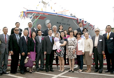 台灣國際造船貨櫃輪「新春輪」命名(圖)