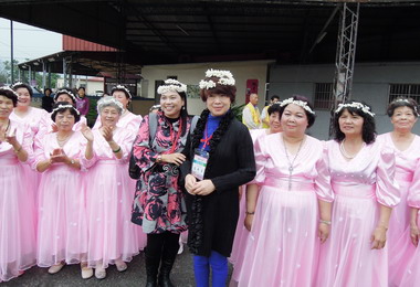 社區評鑑小組考察珠仔山社區獲熱烈歡迎(圖)