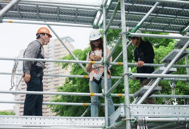 迎世界職業安全衛生日首創雄愛輔導團(圖)