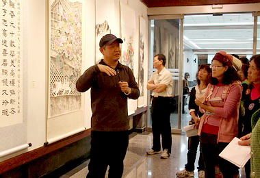 台中港區書畫協會聯展(圖)