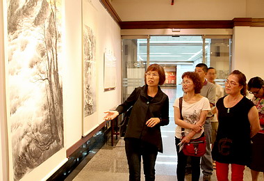 台中-墨香畫會會員聯展(圖)