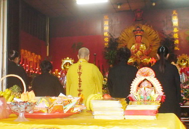 台中無極天凰寺舉行媽祖聖誕法會(圖)