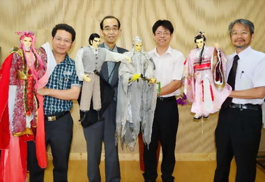 真雲林閣掌中劇團進軍日本長野縣(圖)