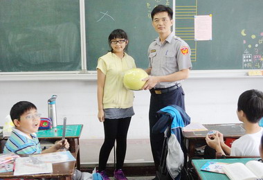 斗六警辦理反詐騙宣導(圖)