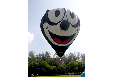 高雄熱氣球試飛菲力貓齊來助陣(圖)