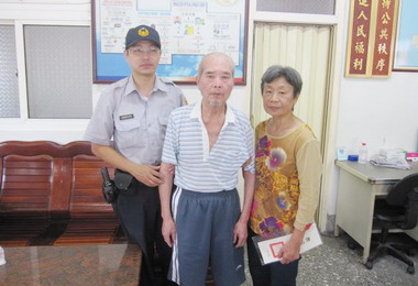 失智老人走失斗六警急尋家人(圖)