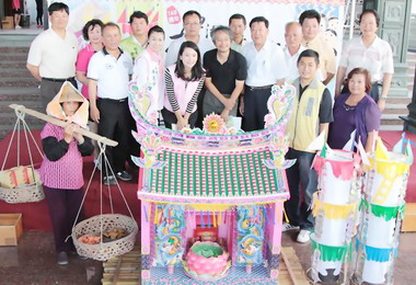 雲林口湖鄉牽水車藏文化祭登場(圖)