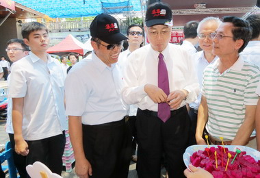 副總統吳敦義至集集觀光小城訪視(圖)