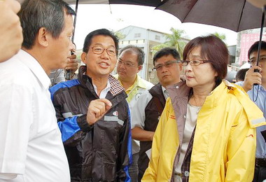 康芮挾帶豪大雨水利署南下勘察水利設施(圖)