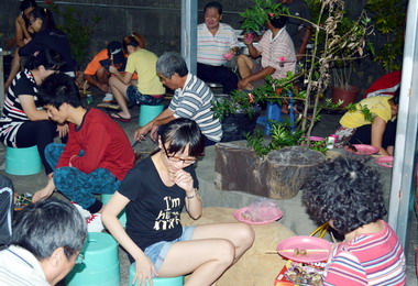 清水月老廟舉行祝壽及烤肉大會(圖)